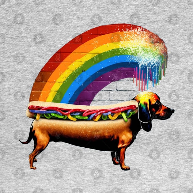 Rainbow Hotdog by apsi